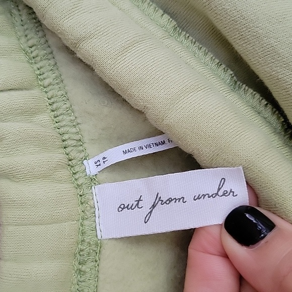 Urban Outfitters Size XSmall Lime Green Wide Leg Sweat Pants - Picture 3 of 7